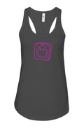 Women's Ideal Racerback Tank small logo tank_huck_