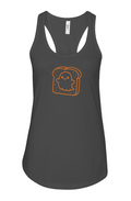 Women's Ideal Racerback Tank small logo tank_huck_