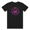 Big Logo "Helen the Pumpkin Donut" Cotton T-Shirt in Black and Pink